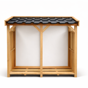 Douglas-haardhout-hok