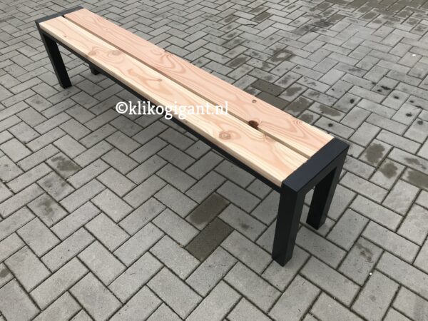 Tuinbankje Staal en Hout