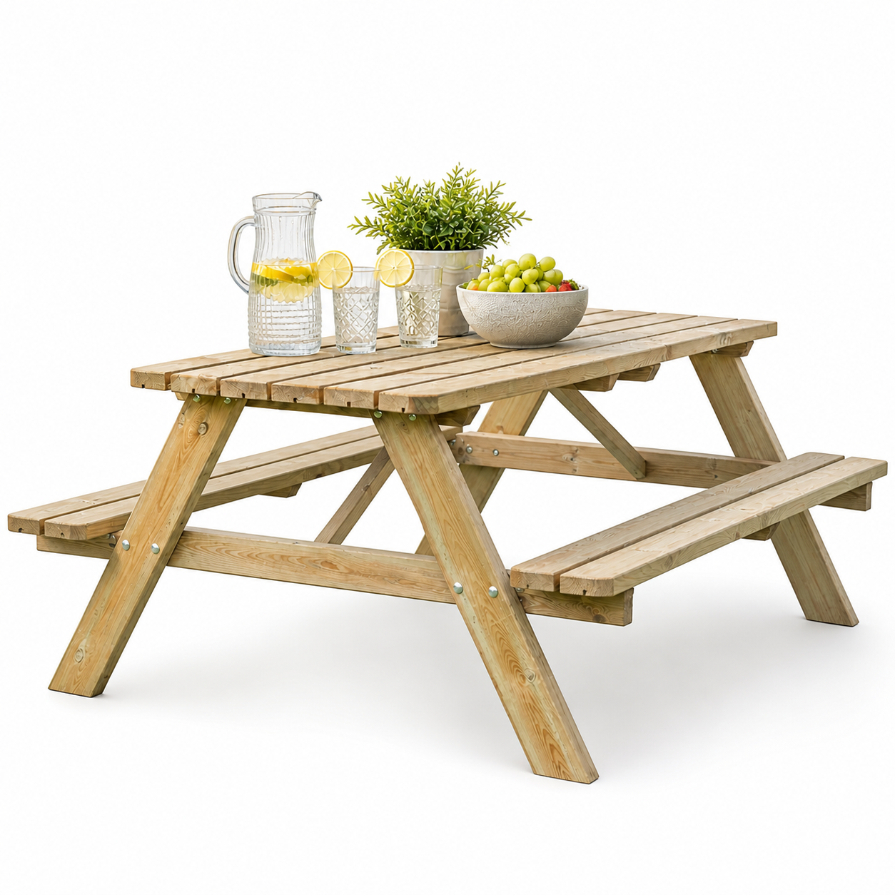 Geïmpregneerde picknick tafel 180 cm